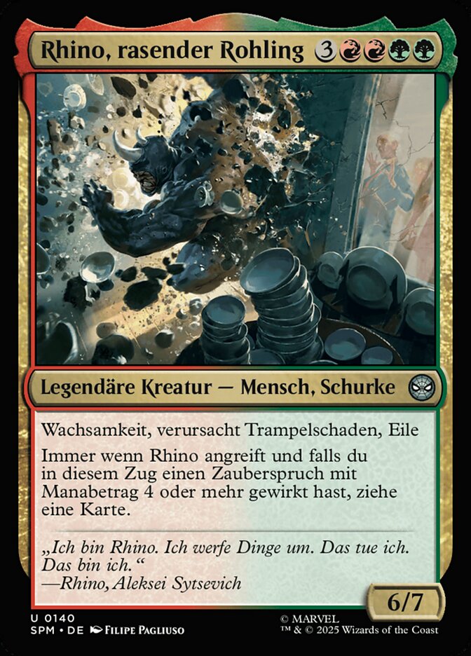 Rhino, rasender Rohling