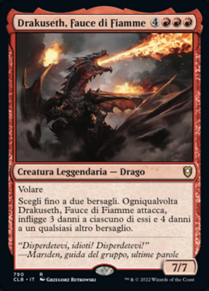 Drakuseth, Maw of Flames (Commander Legends: Battle for Baldur's Gate #790)