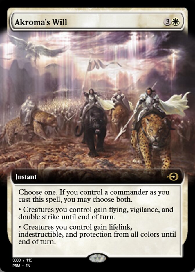 Akroma's Will (Magic Online Promos #86052)