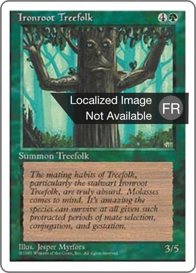 Ironroot Treefolk (Fourth Edition #253)