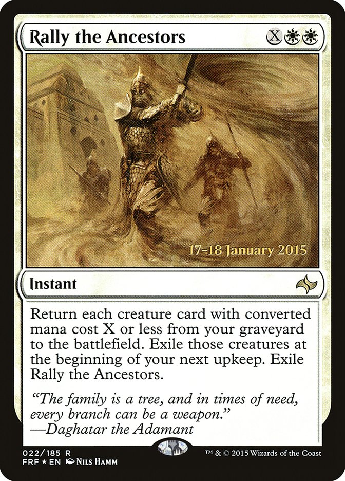 Rally the Ancestors (Fate Reforged Promos #22s)