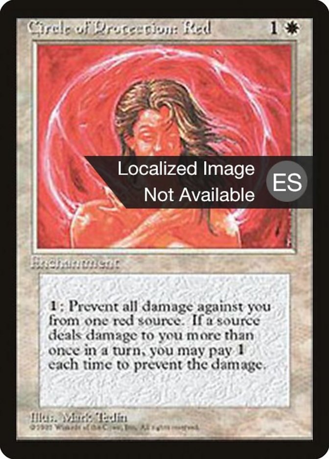 Circle of Protection: Red (Fourth Edition Foreign Black Border #17)