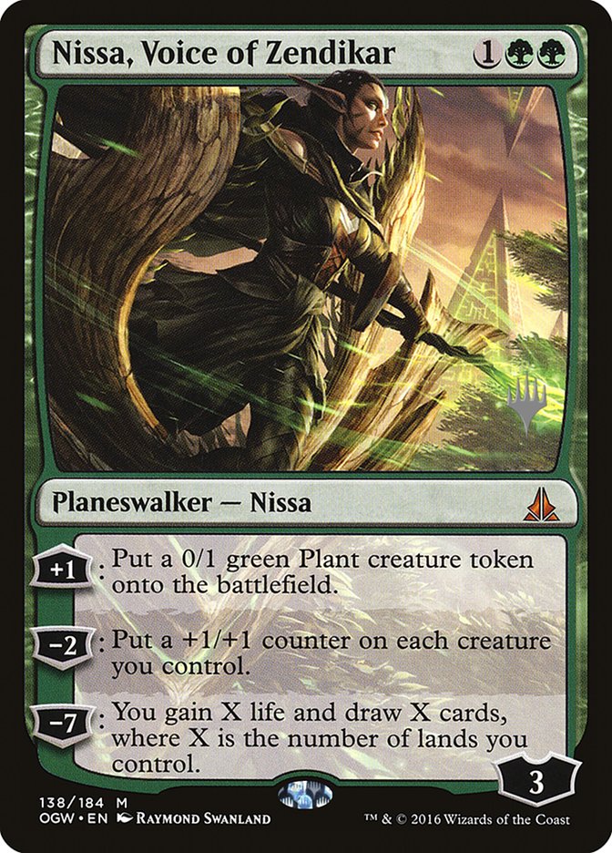 Nissa, Voice of Zendikar (Oath of the Gatewatch Promos #138p)