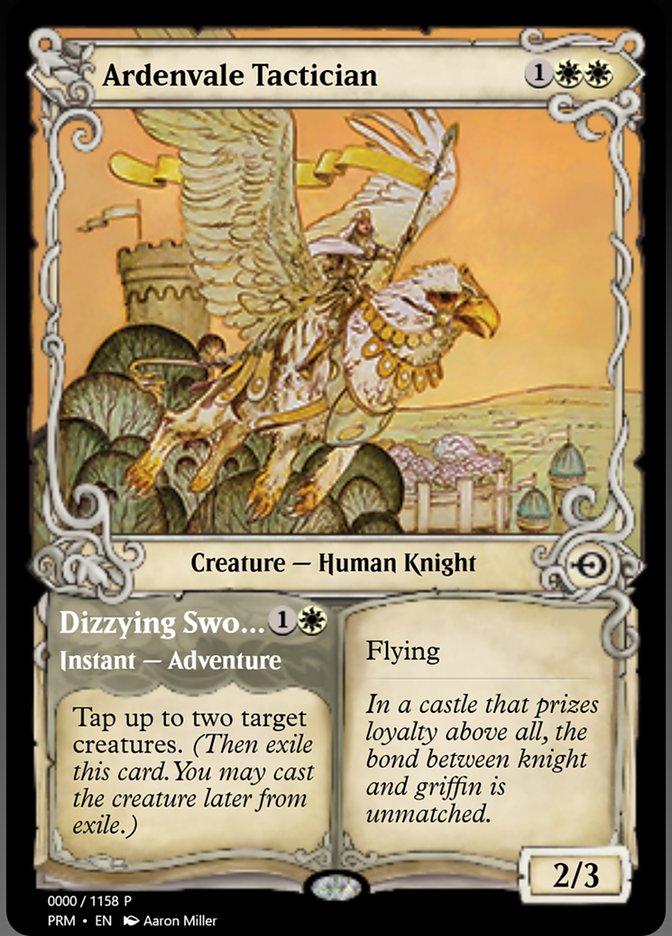Ardenvale Tactician // Dizzying Swoop (Magic Online Promos #78790)