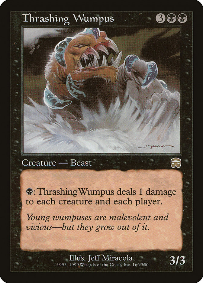 Thrashing Wumpus (Mercadian Masques #166)