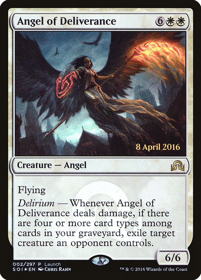 Angel of Deliverance (Shadows over Innistrad Promos #2)