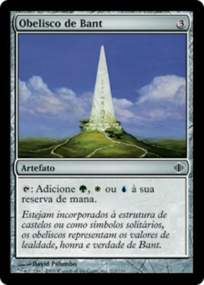 Obelisk of Bant (Shards of Alara #212)