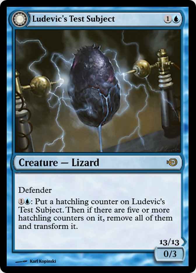 Ludevic's Test Subject // Ludevic's Abomination (Magic Online Promos #42874)