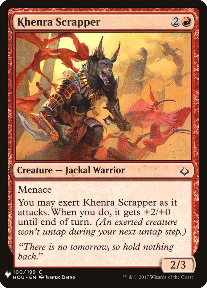 Khenra Scrapper (The List #HOU-100)