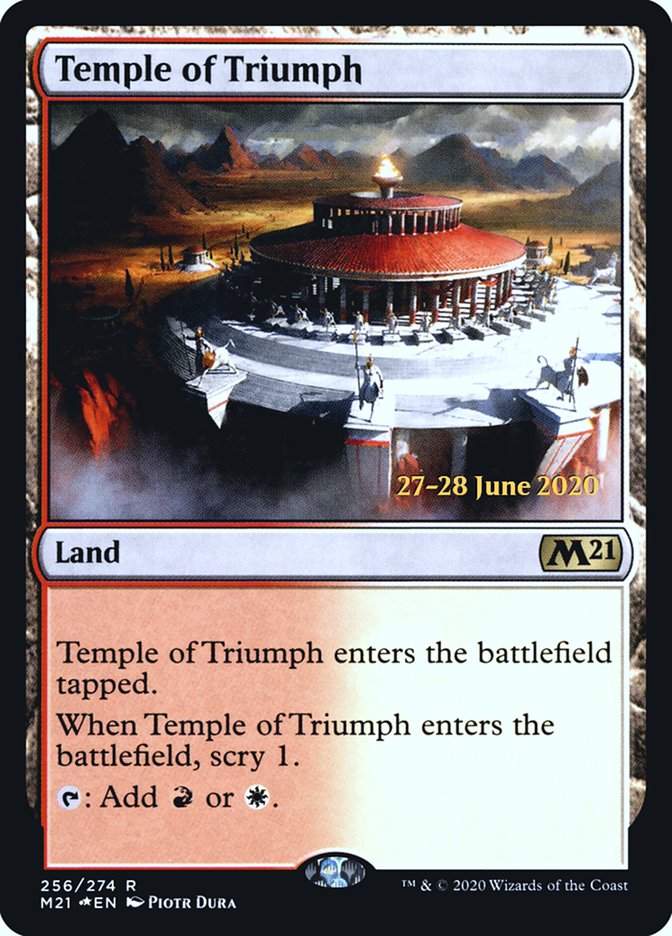Temple of Triumph (Core Set 2021 Promos #256s)