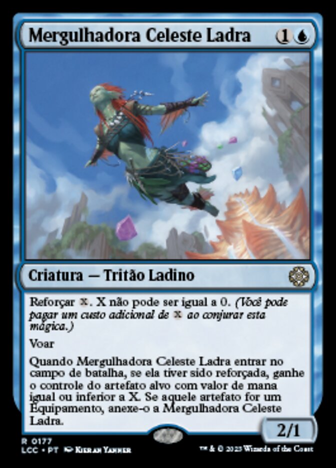 Thieving Skydiver (The Lost Caverns of Ixalan Commander #177)