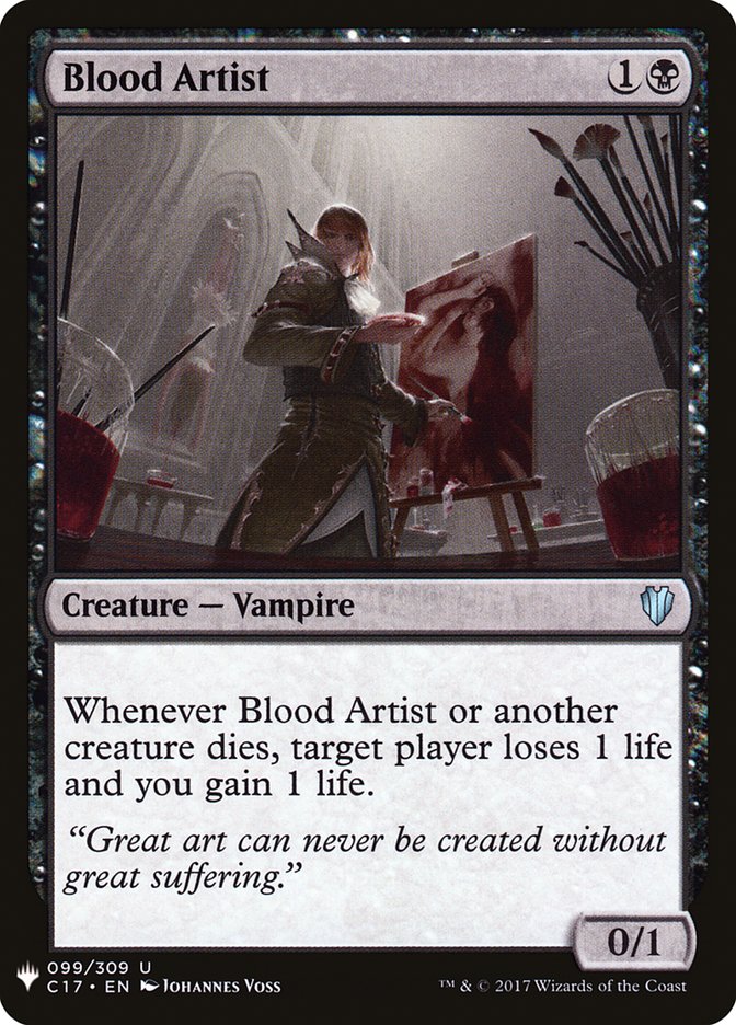 Blood Artist (The List #C17-99)