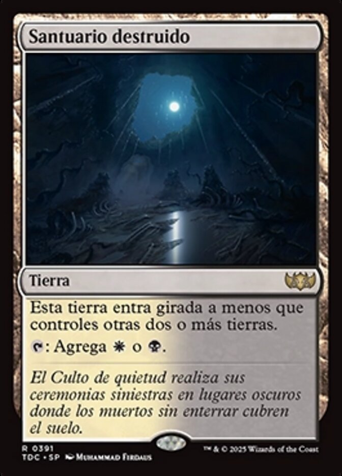 Santuario destruido