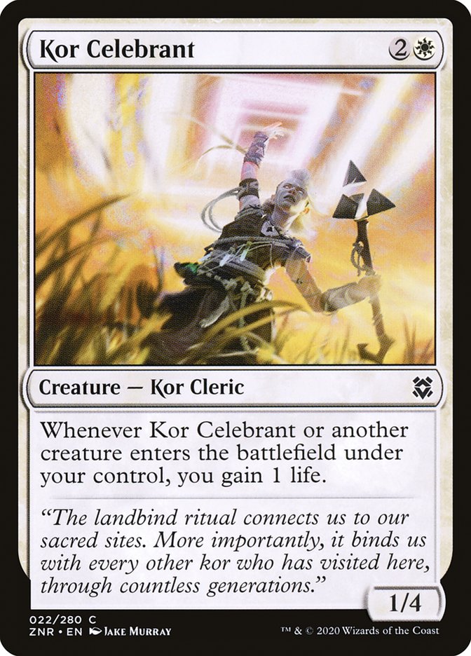 Kor Celebrant (Zendikar Rising #22)