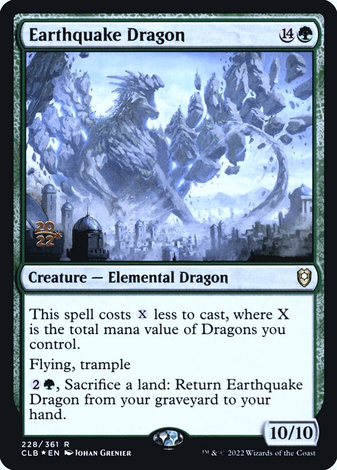 Earthquake Dragon (Battle for Baldur's Gate Promos #228s)