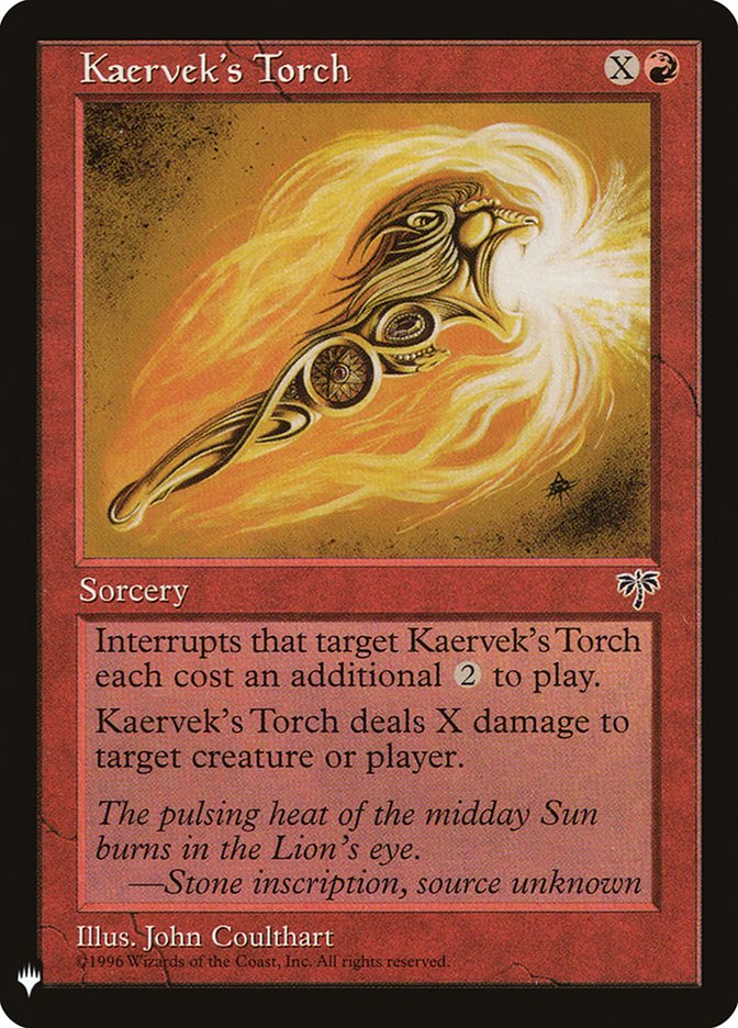Kaervek's Torch (The List #MIR-185)