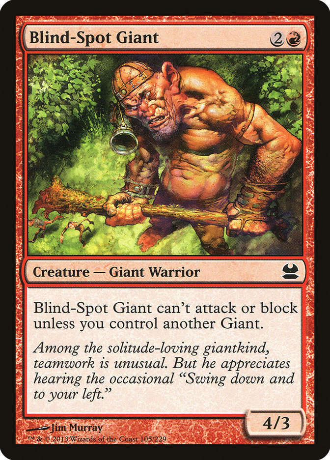 Blind-Spot Giant (Modern Masters #105)