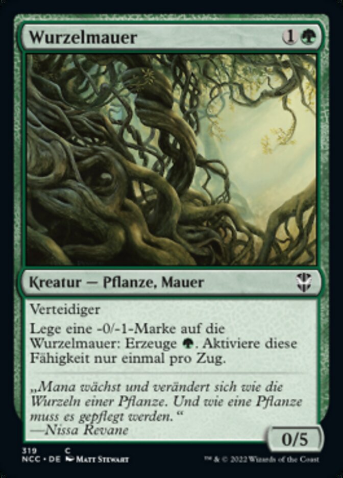 Wall of Roots (New Capenna Commander #319)