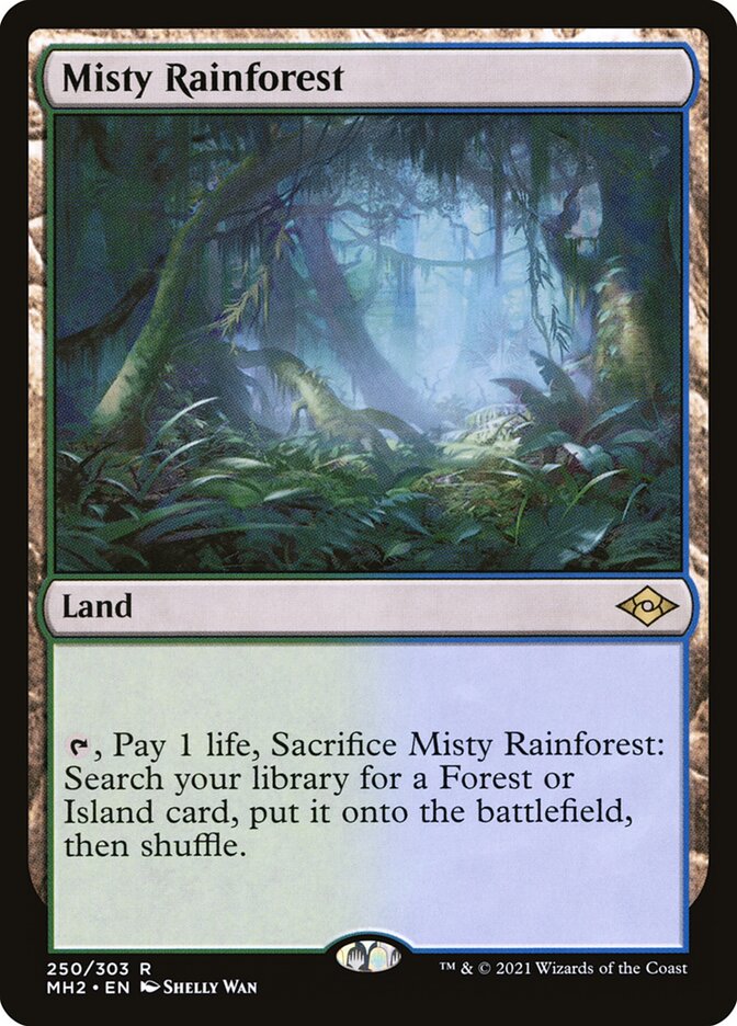 Misty Rainforest · Modern Horizons 2 (MH2) #250 · Scryfall Magic 