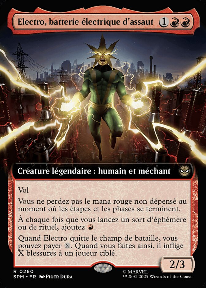 Electro, batterie électrique d'assaut