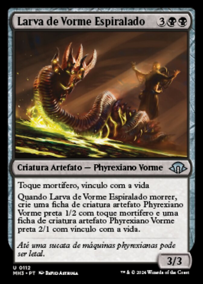 Wurmcoil Larva (Modern Horizons 3 #112)