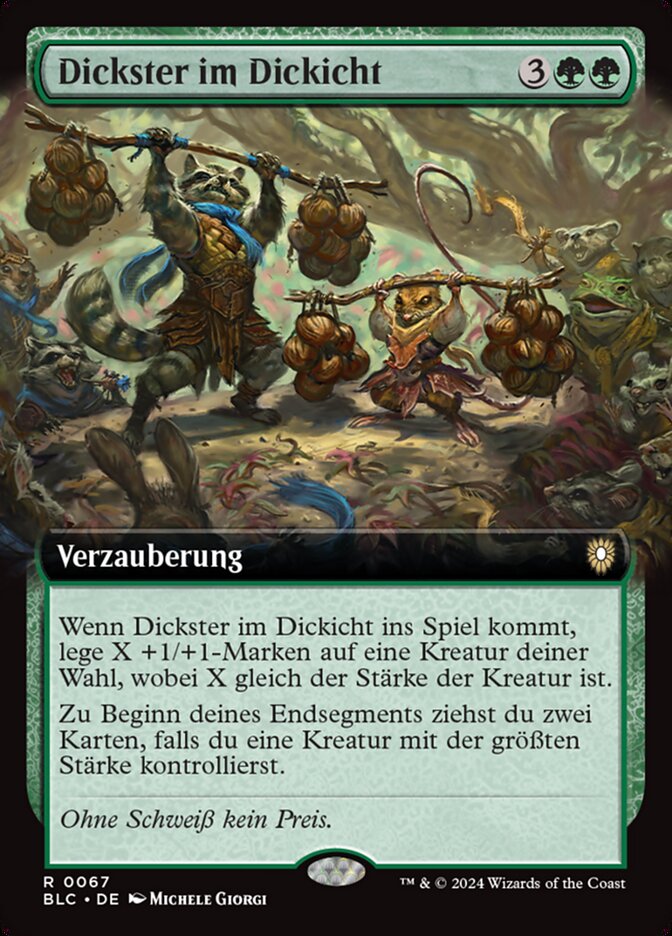 Dickster im Dickicht