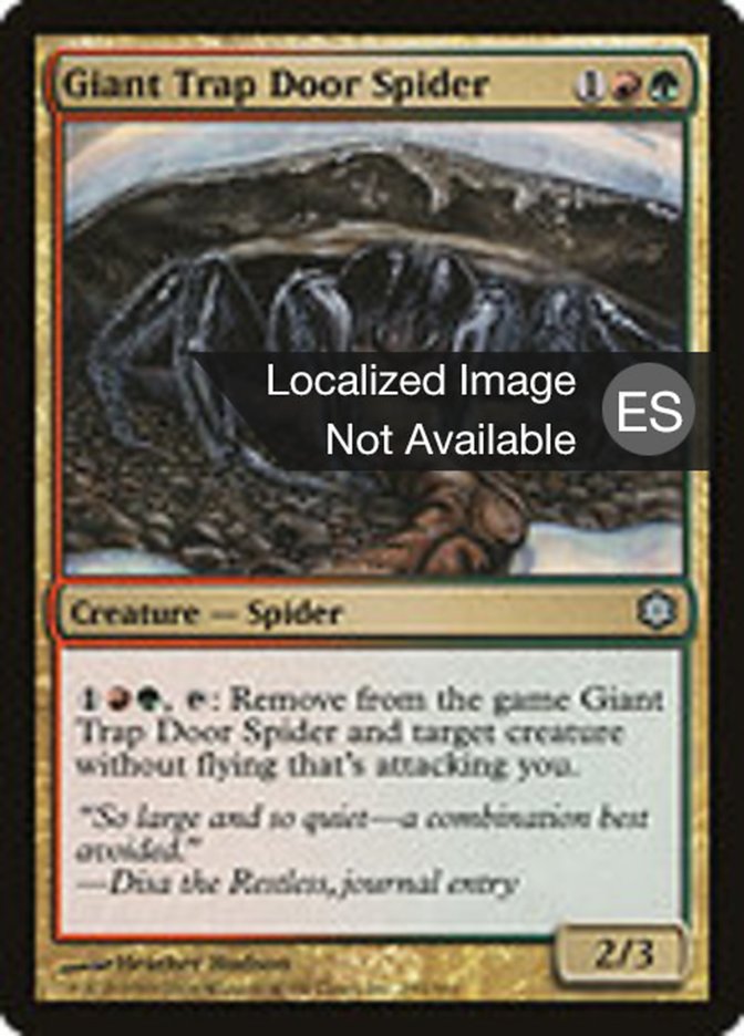 Giant Trap Door Spider (Coldsnap Theme Decks #293)