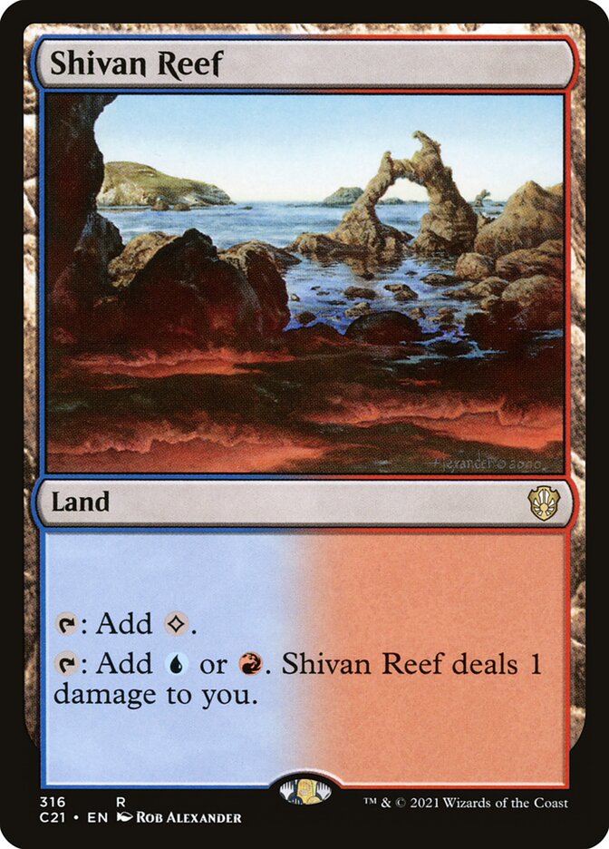 Shivan Reef (Commander 2021 #316)