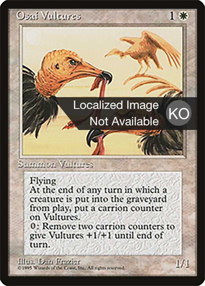 Osai Vultures (Fourth Edition Foreign Black Border #38)