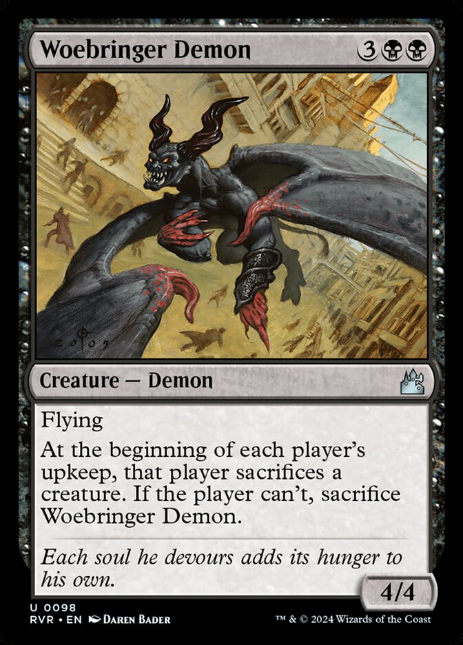 Woebringer Demon (Ravnica Remastered #98)