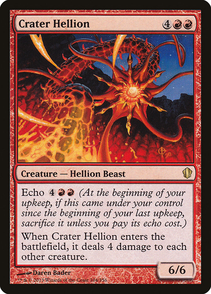 Crater Hellion (Commander 2013 #104)