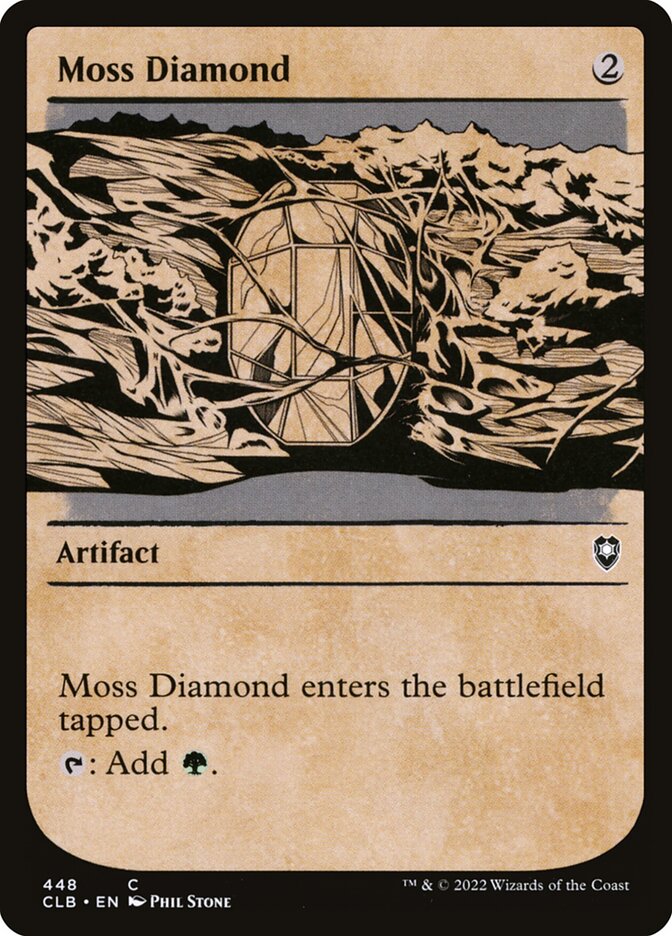 Moss Diamond Commander Legends Battle For Baldurs Gate Mtg Print