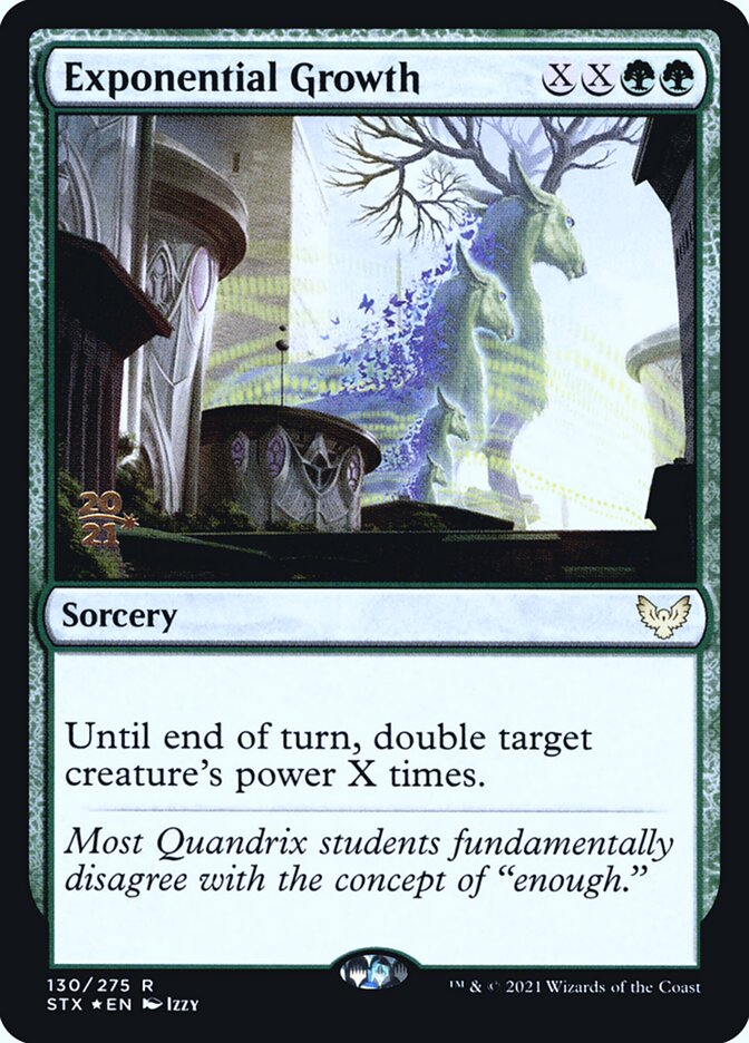 Exponential Growth (Strixhaven: School of Mages Promos #130s)