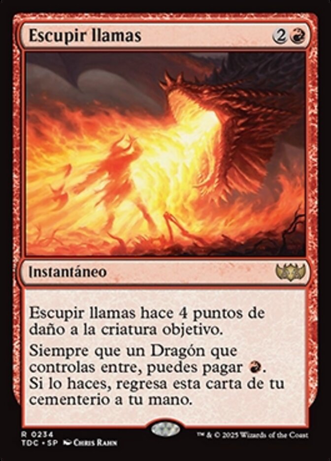 Escupir llamas