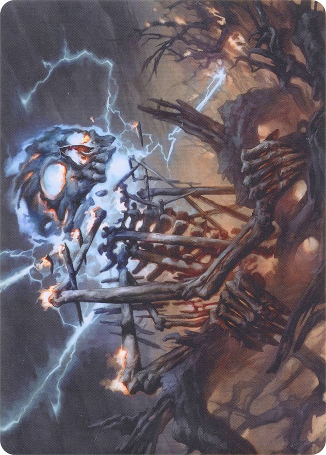 Lightning Skelemental // Lightning Skelemental (Modern Horizons Art Series #41)