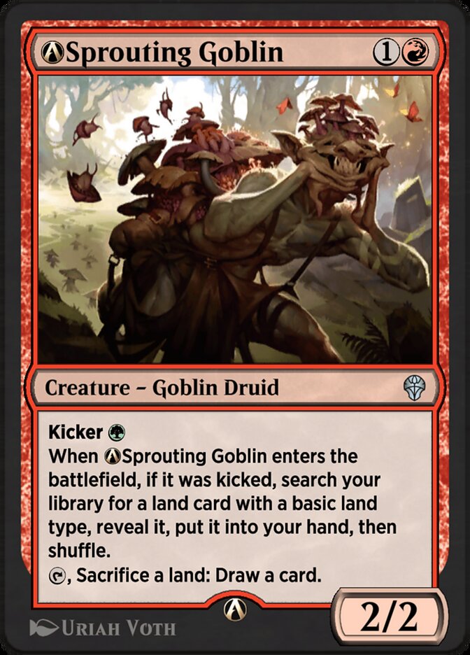 A-Sprouting Goblin (Dominaria United #A-145)