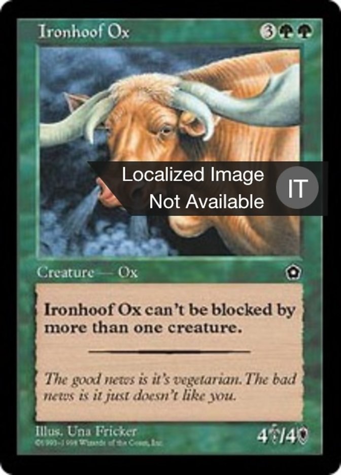 Ironhoof Ox (Portal Second Age #130)