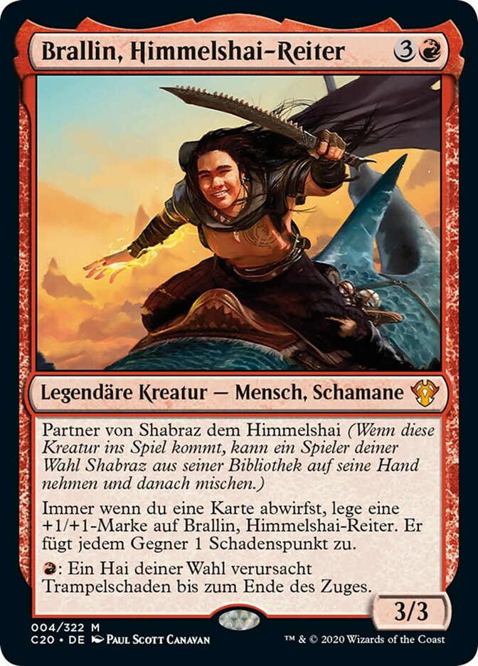 Brallin, Skyshark Rider (Commander 2020 #4)