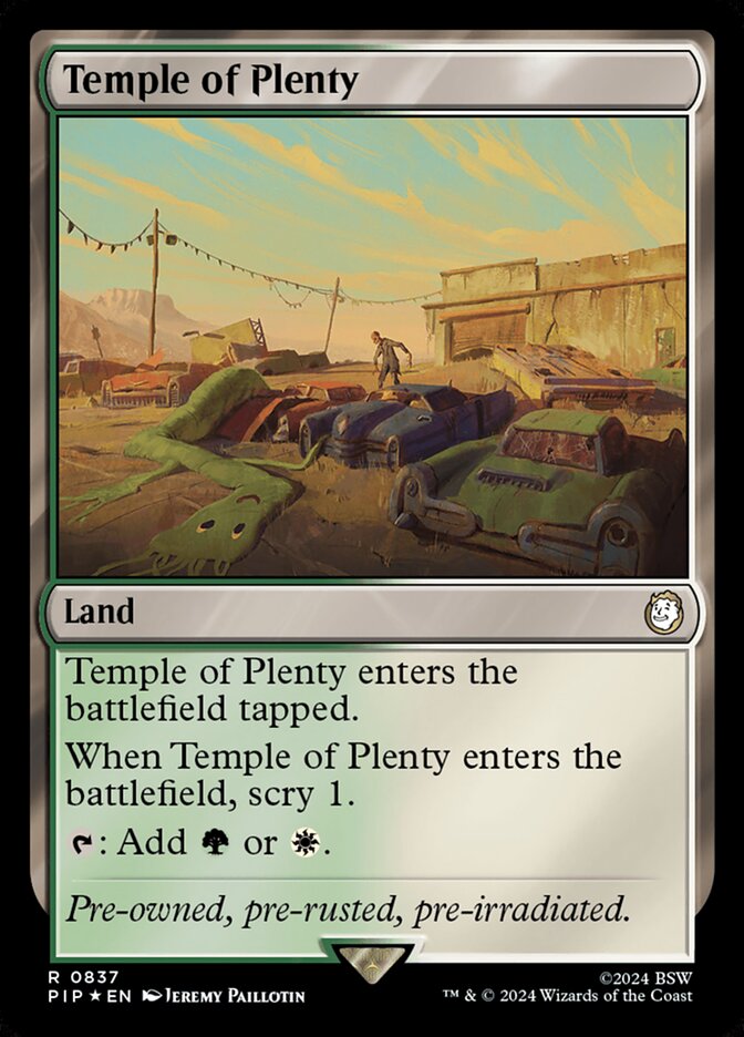 Temple of Plenty (Fallout #837)