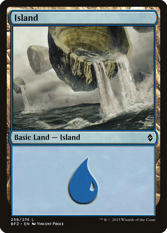 Island (Battle for Zendikar #258a)