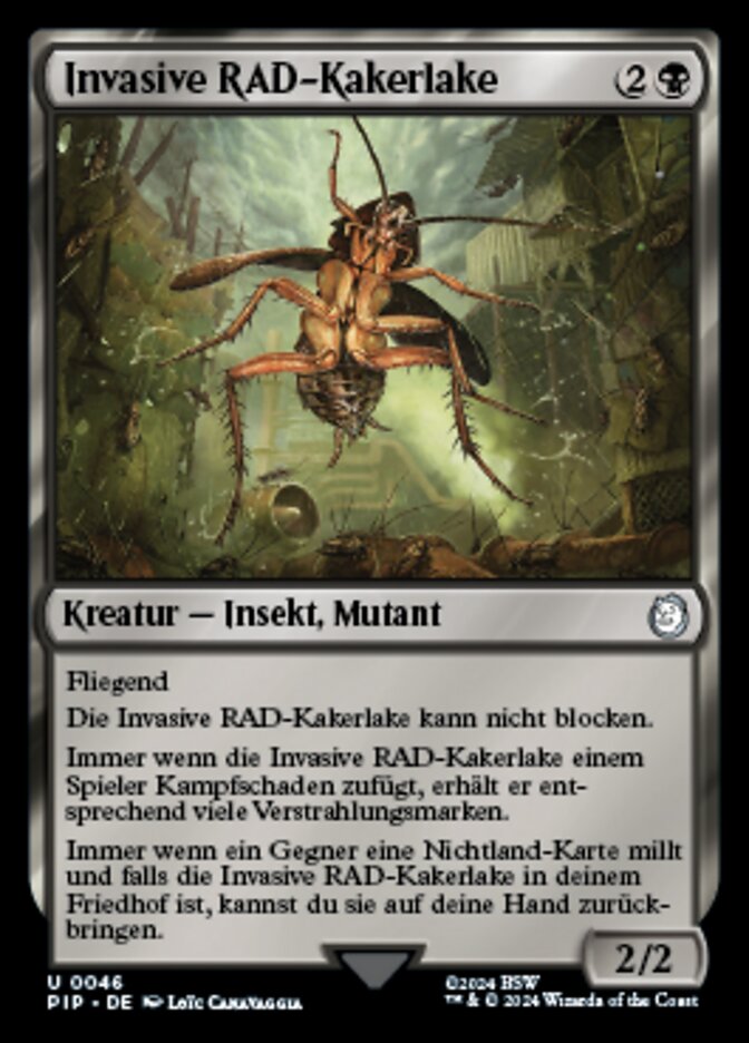 Invasive RAD-Kakerlake