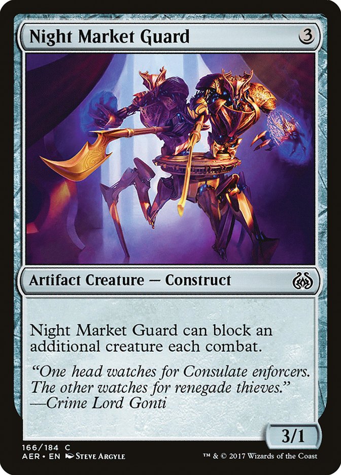 Night Market Guard (Aether Revolt #166)