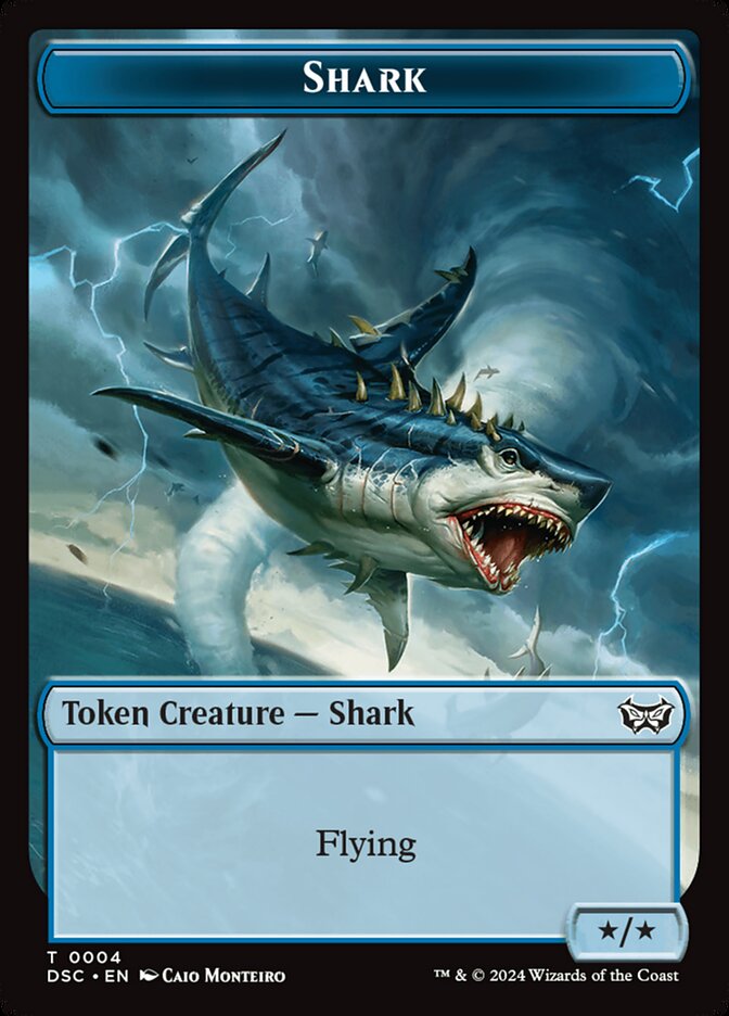 Shark (Duskmourn Commander Tokens #4)