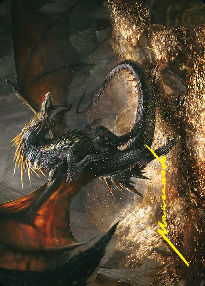 Cavern-Hoard Dragon // Cavern-Hoard Dragon (Tales of Middle-earth Art Series #61)