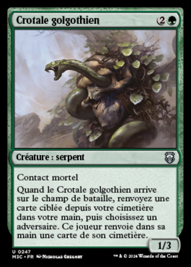 Crotale golgothien