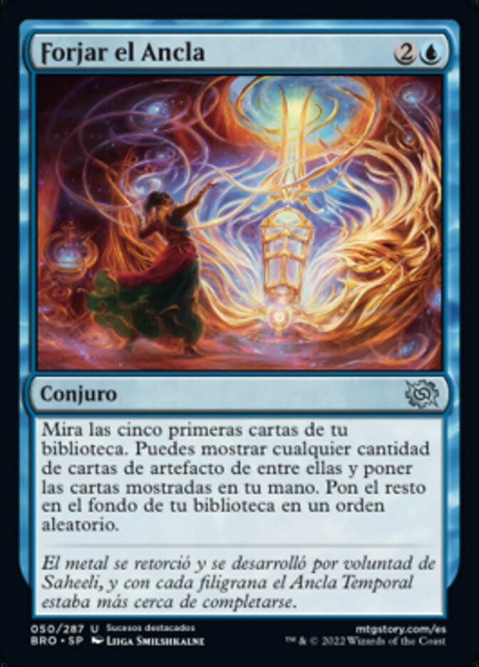 Forjar el Ancla (Forging the Anchor) · The Brothers' War (BRO) #50 ·  Scryfall Magic The Gathering Search
