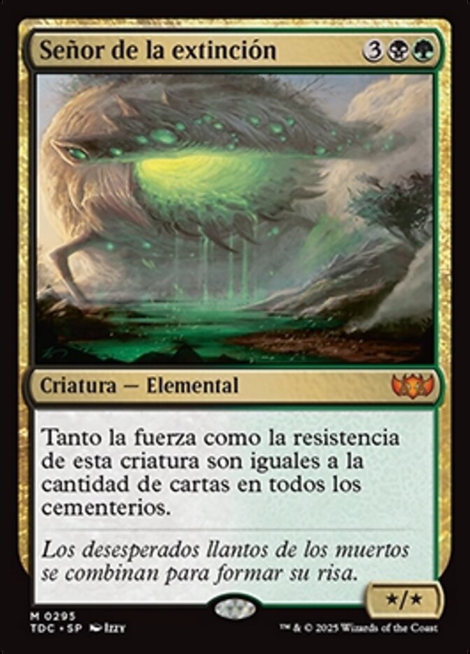 Señor de la extinción
