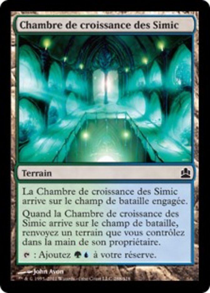 Simic Growth Chamber (Commander 2011 #288)