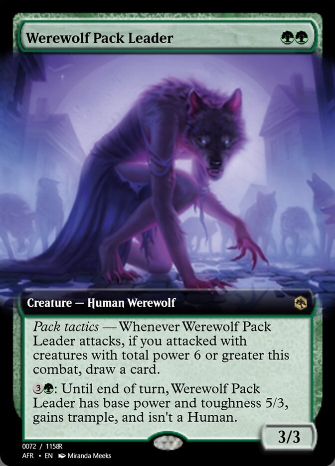Werewolf Pack Leader (Magic Online Promos #92760)