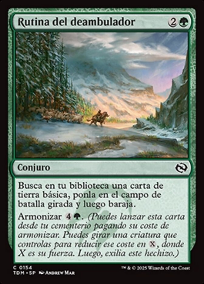 Rutina del deambulador